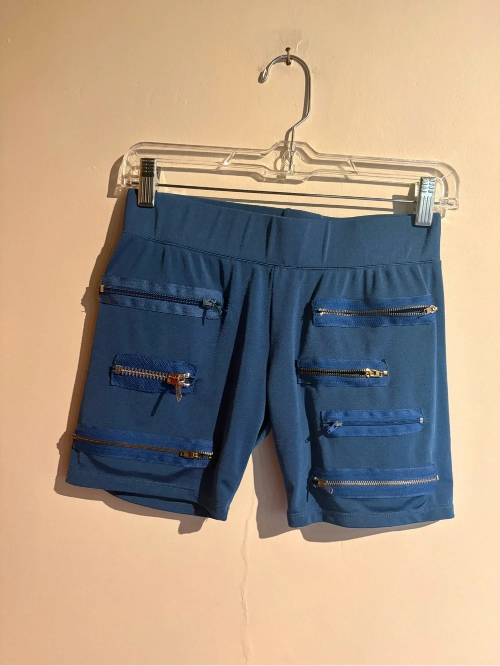 Punk style zipper pants